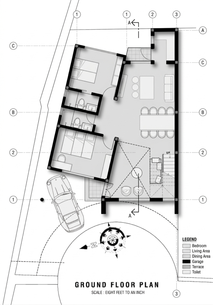 Sri Lanka Architecture design upper floor